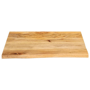 vidaXL Table Top Live Edge 60x60x3.8 cm Solid Wood Mango