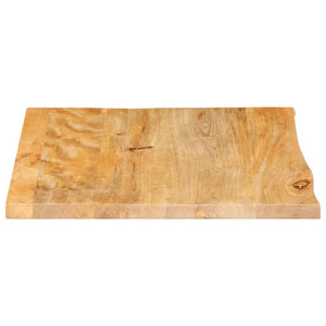 vidaXL Table Top Live Edge 60x60x3.8 cm Solid Wood Mango