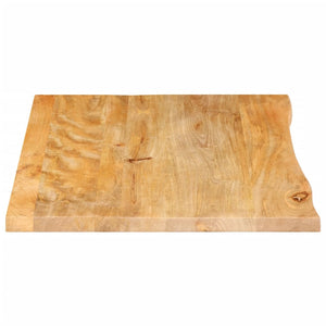 vidaXL Table Top Live Edge 70x60x3.8 cm Solid Wood Mango