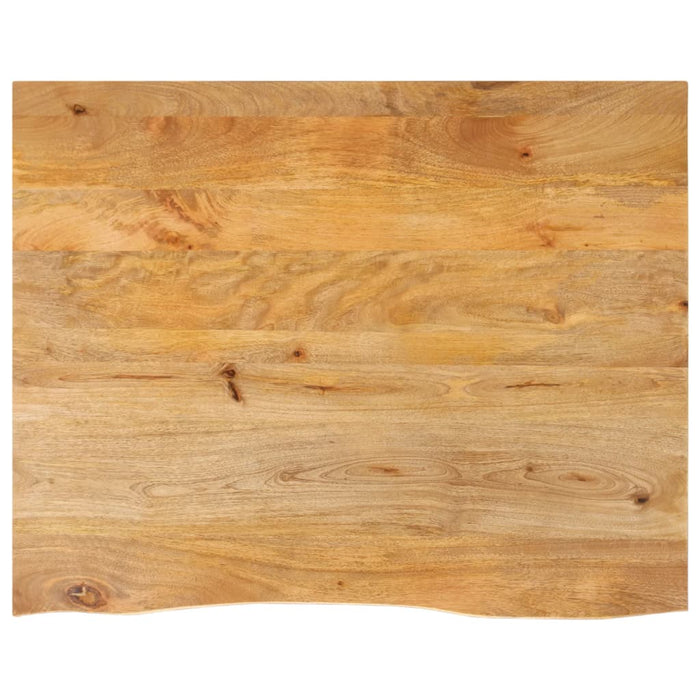 vidaXL Table Top Live Edge 90x80x3.8 cm Solid Wood Mango