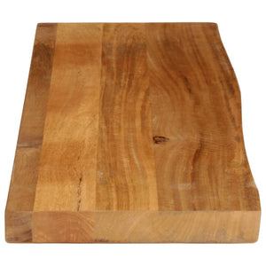 vidaXL Table Top Live Edge 100x20x2.5 cm Solid Wood Mango