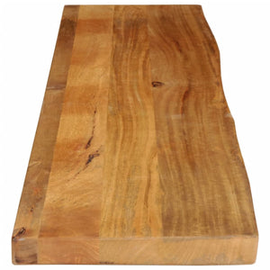 vidaXL Table Top Live Edge 140x20x2.5 cm Solid Wood Mango