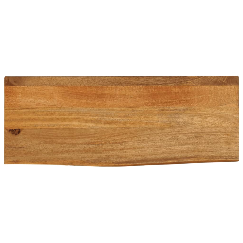 vidaXL Table Top Live Edge 70x30x2.5 cm Solid Wood Mango