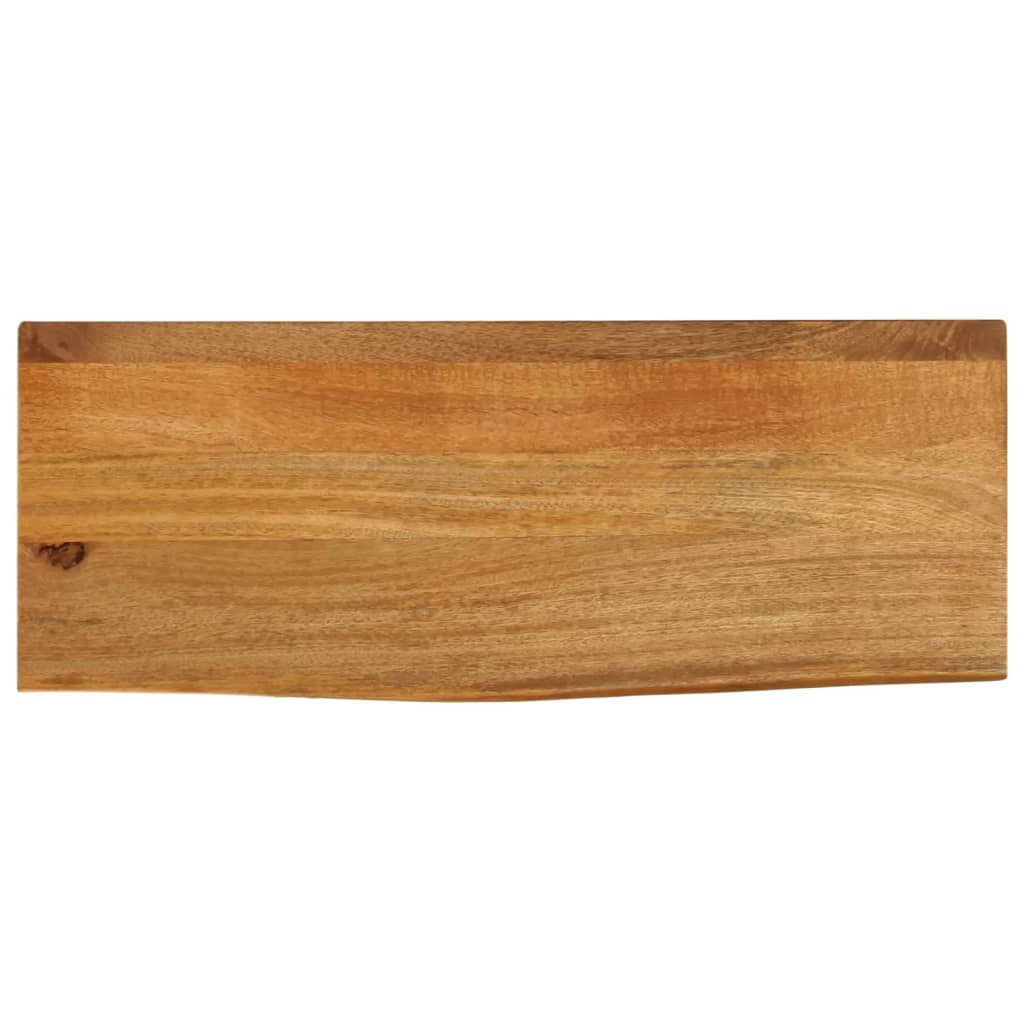 vidaXL Table Top Live Edge 90x40x2.5 cm Solid Wood Mango