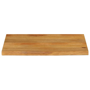 vidaXL Table Top Live Edge 90x60x2.5 cm Solid Wood Mango