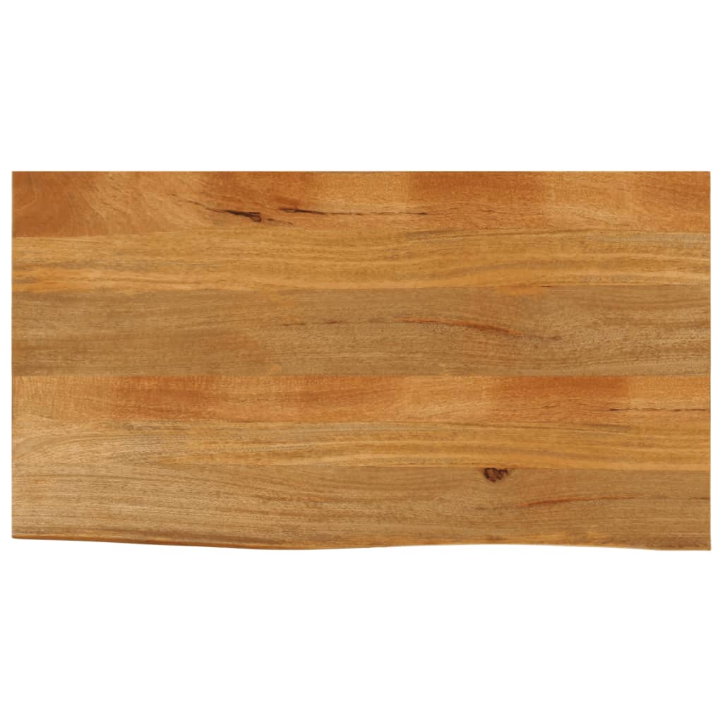 vidaXL Table Top Live Edge 100x60x2.5 cm Solid Wood Mango