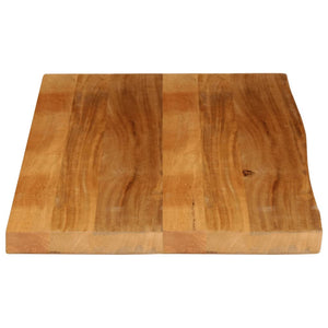 vidaXL Table Top Live Edge 100x60x2.5 cm Solid Wood Mango