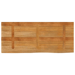 vidaXL Table Top Live Edge 140x60x2.5 cm Solid Wood Mango