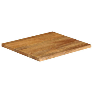 vidaXL Table Top Live Edge 80x80x2.5 cm Solid Wood Mango