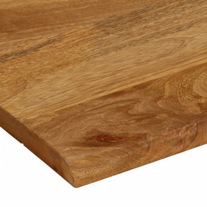 vidaXL Table Top Live Edge 80x80x2.5 cm Solid Wood Mango