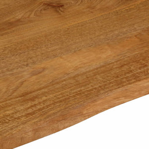 vidaXL Table Top Live Edge 80x80x2.5 cm Solid Wood Mango