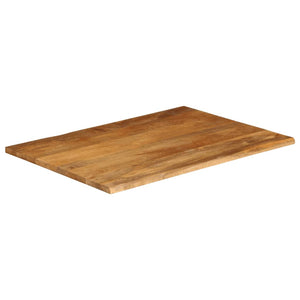 vidaXL Table Top Live Edge 90x80x2.5 cm Solid Wood Mango