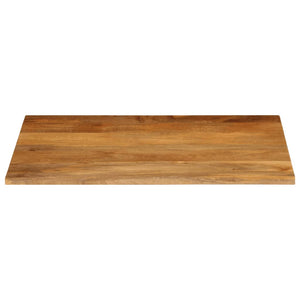 vidaXL Table Top Live Edge 110x80x2.5 cm Solid Wood Mango