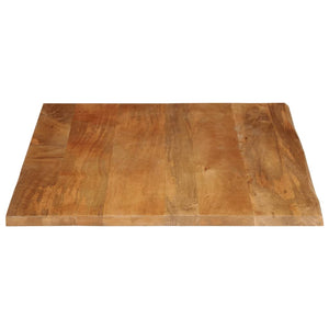 vidaXL Table Top Live Edge 110x80x2.5 cm Solid Wood Mango