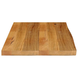 vidaXL Table Top Live Edge 70x60x3.8 cm Solid Wood Mango