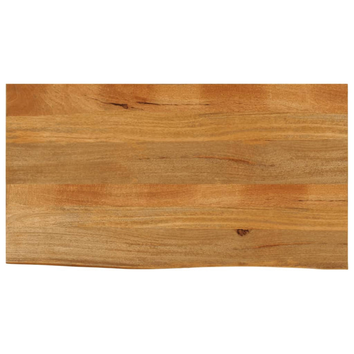 vidaXL Table Top Live Edge 110x60x3.8 cm Solid Wood Mango