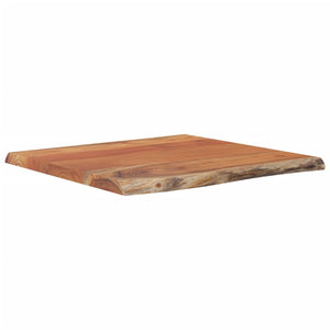 vidaXL Table Top 40x40x2.5 cm Rectangular Solid Wood Acacia Live Edge