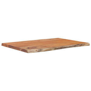 vidaXL Table Top 50x40x2.5 cm Rectangular Solid Wood Acacia Live Edge