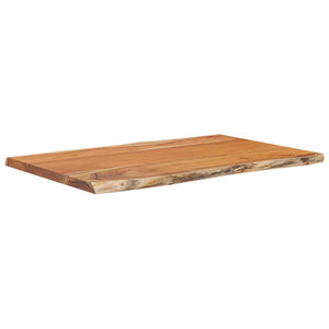 vidaXL Table Top 60x40x2.5 cm Rectangular Solid Wood Acacia Live Edge