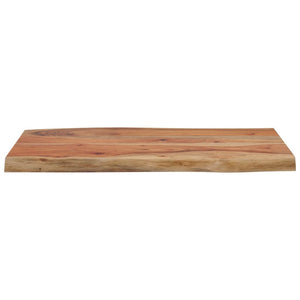 vidaXL Table Top 70x40x2.5 cm Rectangular Solid Wood Acacia Live Edge