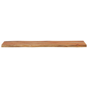 vidaXL Table Top 110x40x2.5 cm Rectangular Solid Wood Acacia Live Edge