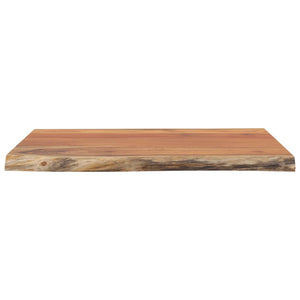 vidaXL Table Top 60x60x2.5 cm Square Solid Wood Acacia Live Edge