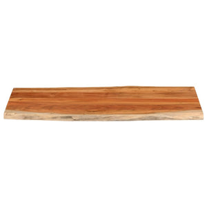 vidaXL Table Top 140x60x2.5 cm Rectangular Solid Wood Acacia Live Edge