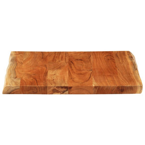 vidaXL Table Top 40x40x3.8 cm Rectangular Solid Wood Acacia Live Edge