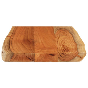 vidaXL Table Top 50x40x3.8 cm Rectangular Solid Wood Acacia Live Edge