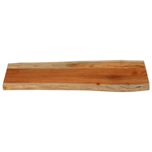 vidaXL Table Top 80x40x3.8 cm Rectangular Solid Wood Acacia Live Edge