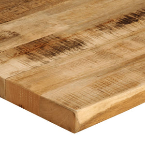 vidaXL Table Top Live Edge 40x40x2.5 cm Solid Wood Rough Mango