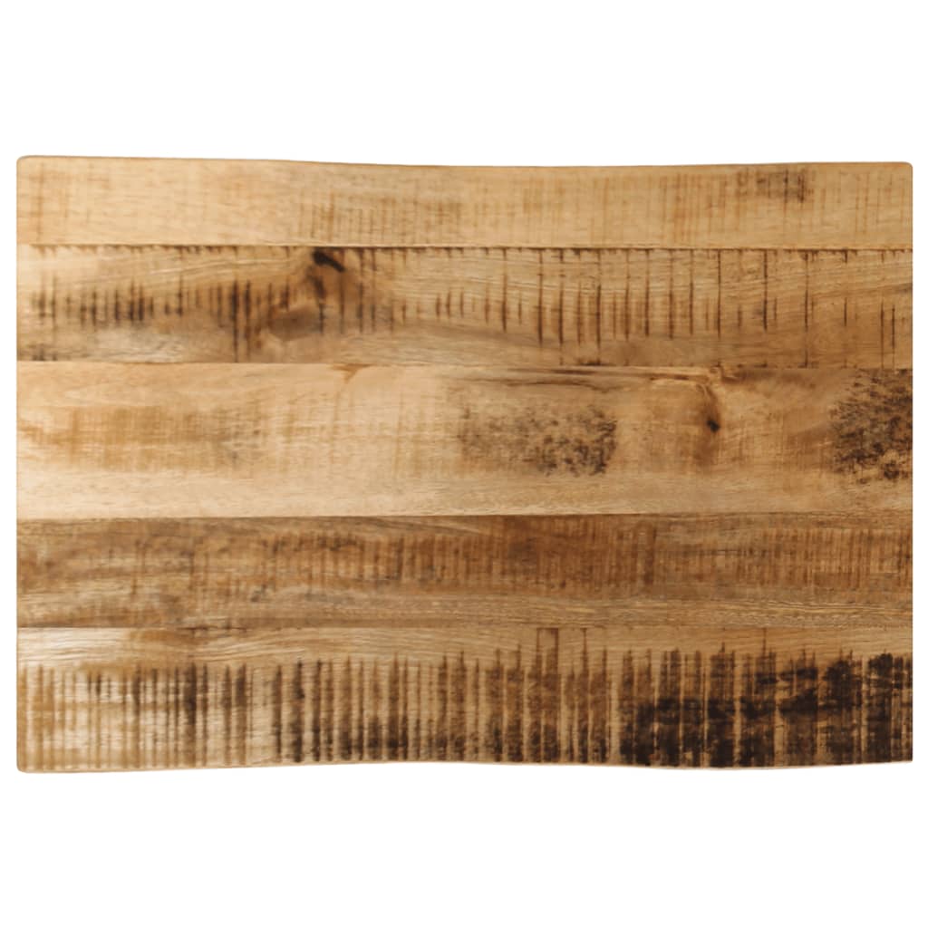 vidaXL Table Top Live Edge 70x40x2.5 cm Solid Wood Rough Mango