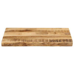 vidaXL Table Top Live Edge 70x40x2.5 cm Solid Wood Rough Mango