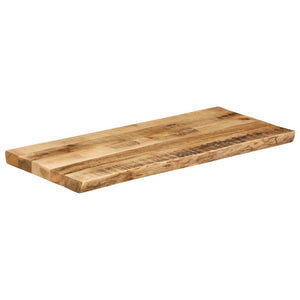 vidaXL Table Top Live Edge 100x40x2.5 cm Solid Wood Rough Mango