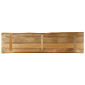 vidaXL Table Top Live Edge 160x40x2.5 cm Solid Wood Rough Mango