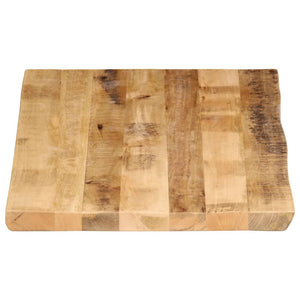 vidaXL Table Top Live Edge 110x60x2.5 cm Solid Wood Rough Mango