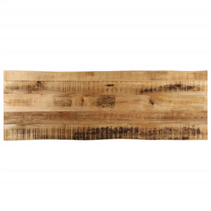 vidaXL Table Top Live Edge 140x40x3.8 cm Solid Wood Rough Mango