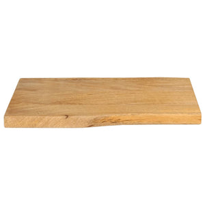 vidaXL Table Top 50x40x2.5 cm Live Edge Solid Wood Mango