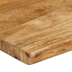 vidaXL Table Top 50x40x2.5 cm Live Edge Solid Wood Mango