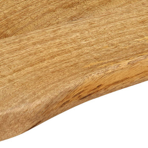 vidaXL Table Top 50x40x2.5 cm Live Edge Solid Wood Mango