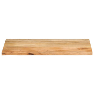 vidaXL Table Top 100x60x2.5 cm Live Edge Solid Wood Mango