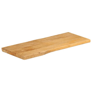 vidaXL Table Top 100x40x3.8 cm Live Edge Solid Wood Mango