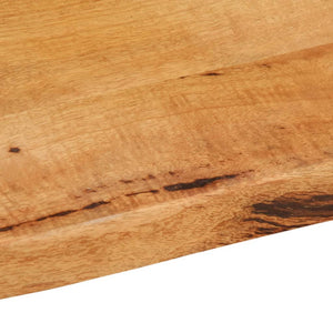 vidaXL Table Top 100x60x3.8 cm Live Edge Solid Wood Mango