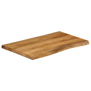 vidaXL Table Top 70x60x2.5 cm Live Edge Solid Wood Mango