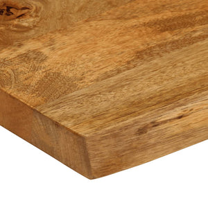 vidaXL Table Top 70x60x2.5 cm Live Edge Solid Wood Mango