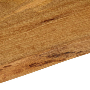 vidaXL Table Top 70x60x2.5 cm Live Edge Solid Wood Mango