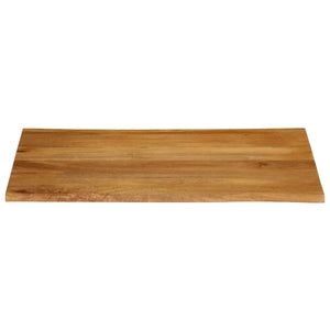 vidaXL Table Top 90x80x2.5 cm Live Edge Solid Wood Mango