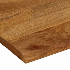 vidaXL Table Top 90x80x2.5 cm Live Edge Solid Wood Mango