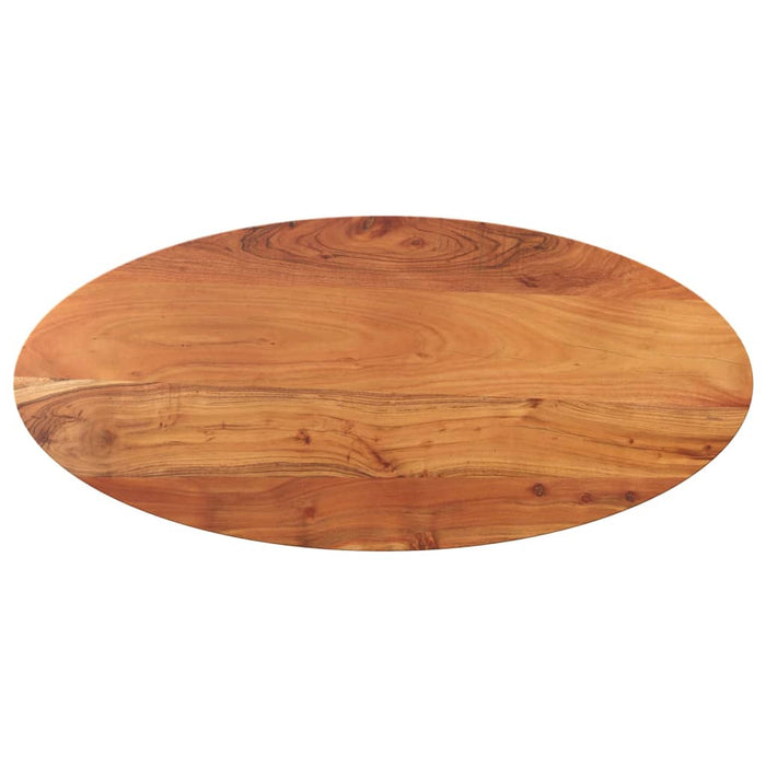 vidaXL Table Top 110x40x2.5 cm Oval Solid Wood Acacia