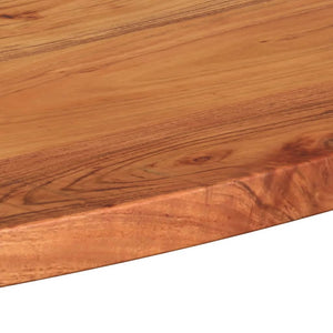 vidaXL Table Top 110x50x2.5 cm Oval Solid Wood Acacia